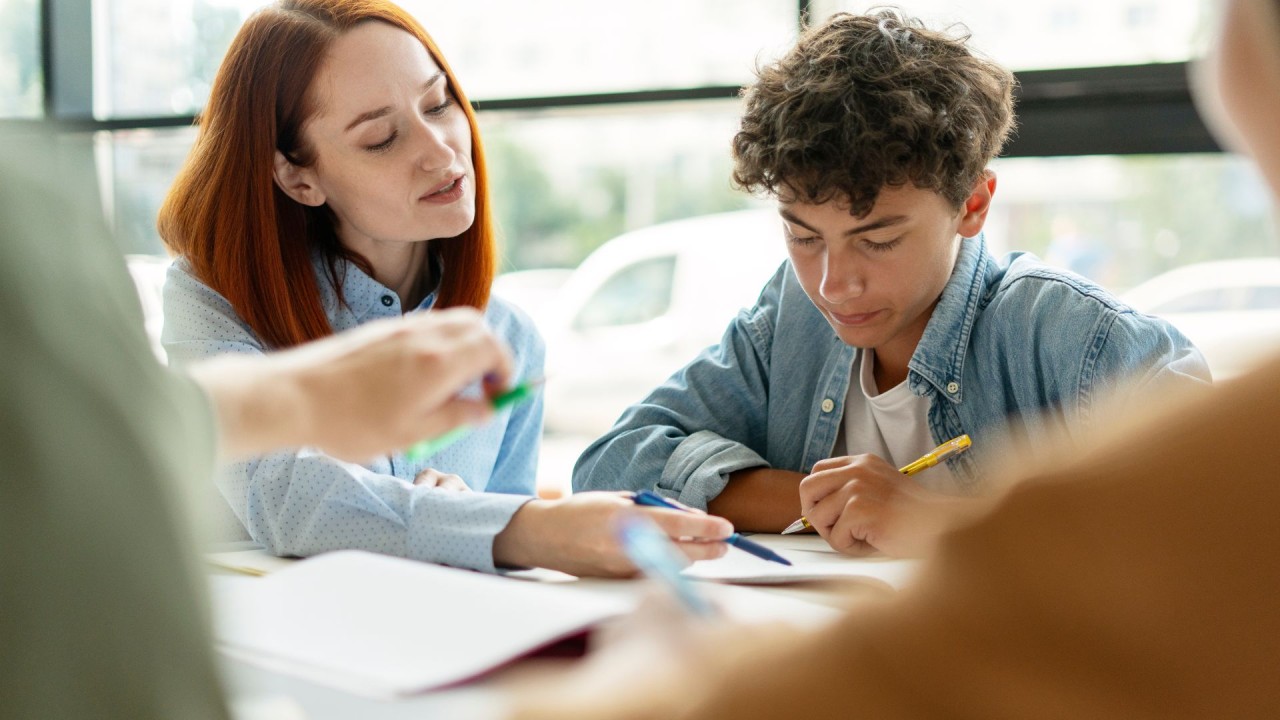 Special Education Coach Guiding Students to Success